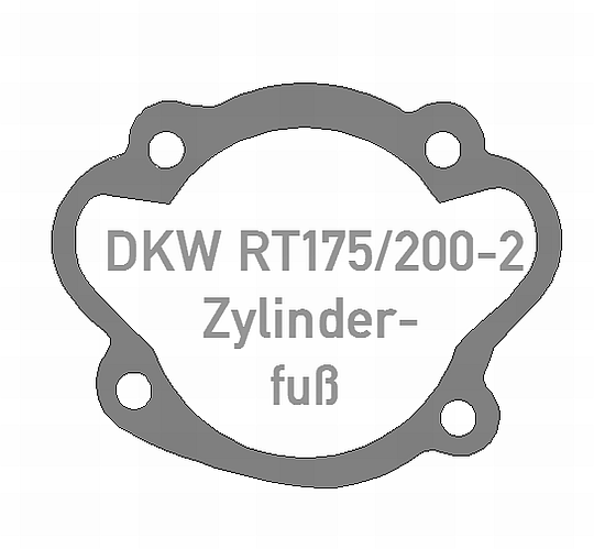 Dichtung DKW RT175/200-2 Zylinderfuss