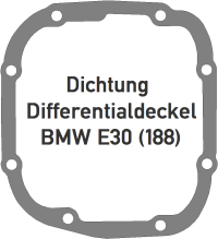 Dichtung BMW E30 Differentialdeckel