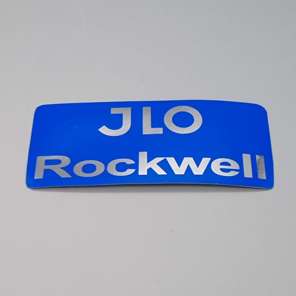 Aufkleber &quot;JLO Rockwell&quot; für ILO 1F250-1 (Moto Zodiaco Tuareg 223-2)