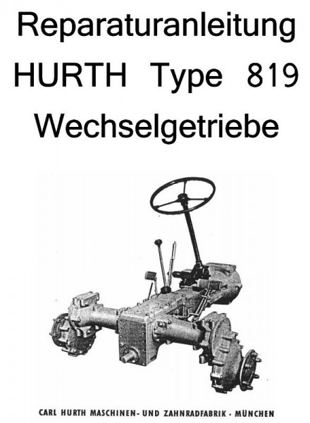 HURTH 819 Reparaturanleitung