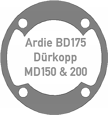 Dichtung Ardie BD175 & Dürkopp MD150 Zylinderfuß