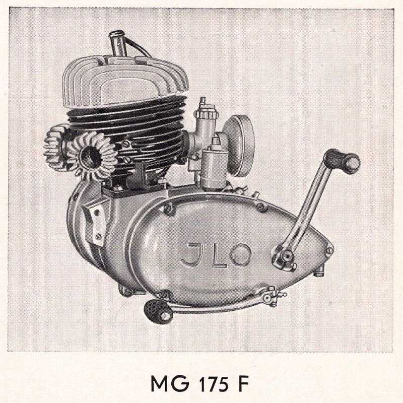 ILO MG 175 F Reparaturanleitung Ersatzteilliste Bedienungsanleitung MG175F Motor 