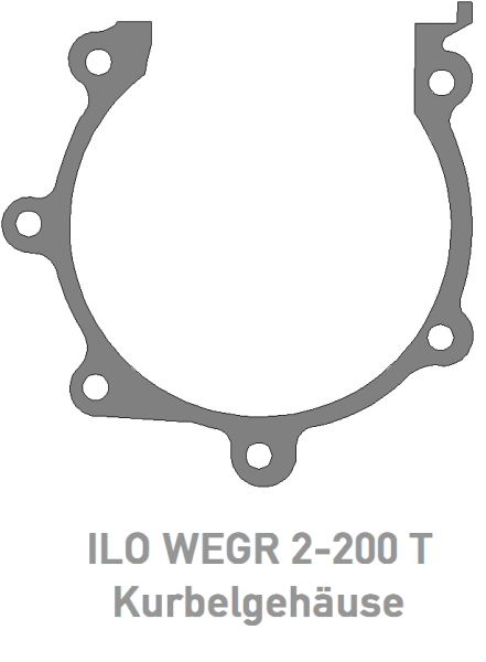 Dichtung ILO WEGR 2-200 T Kurbelgehäuse
