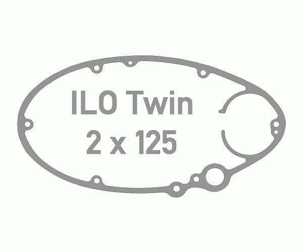 Dichtung ILO Twin 2x125 Kettenkastendeckel
