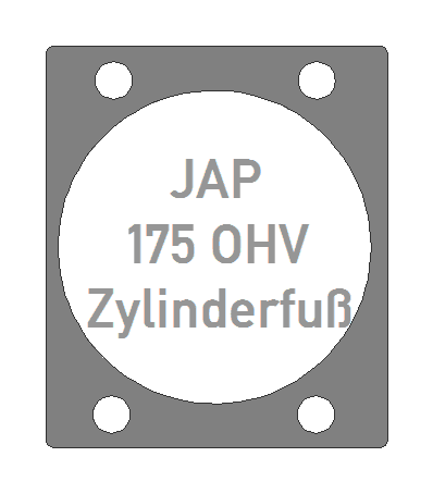 Dichtung JAP 175 OHV Zylinderfuß
